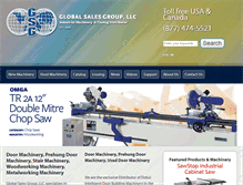 Tablet Screenshot of globalsalesgroupllc.com